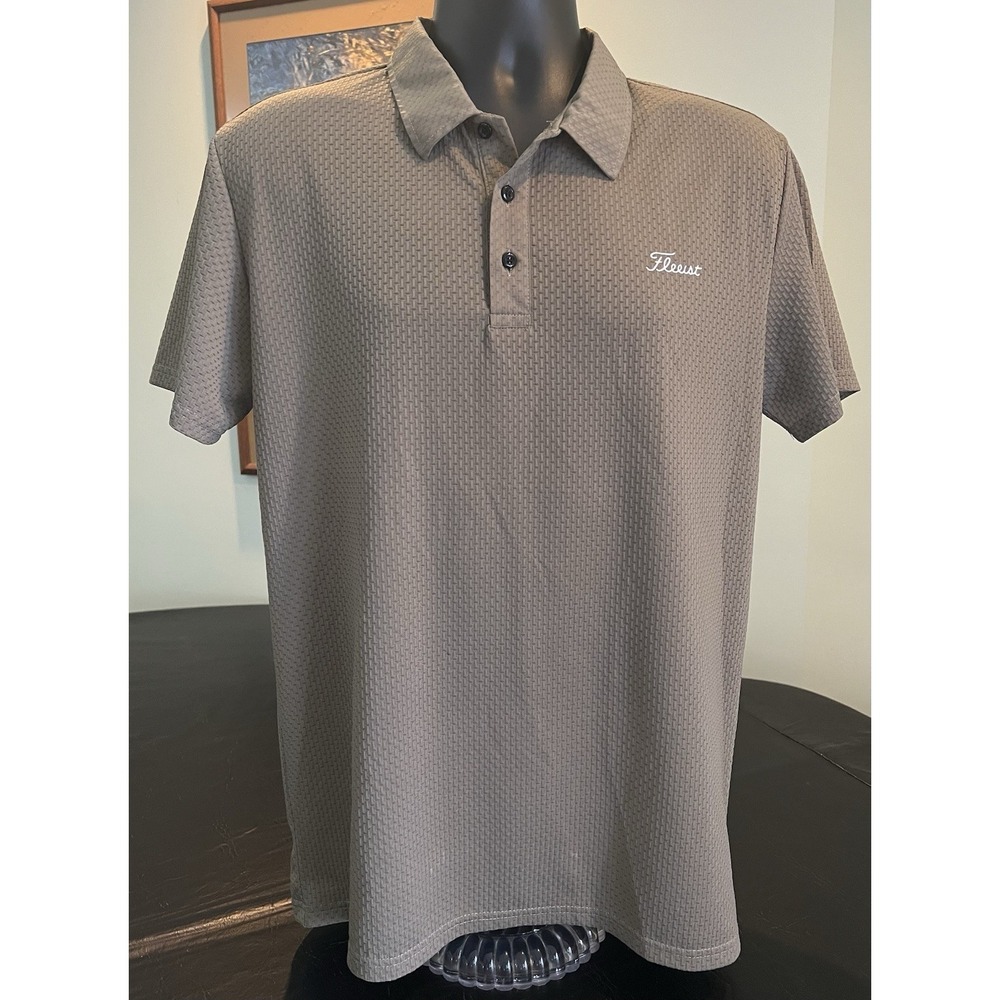 Titleist Golf Performance Army Green Polo Men's Size M Athletic Collared Shirt